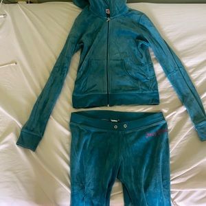Blue juicy couture tracksuit